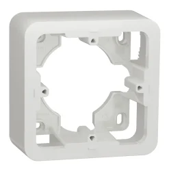 Boîte d'encastrement 1 poste saillie Unica Déco blanc^Schneider Electric New