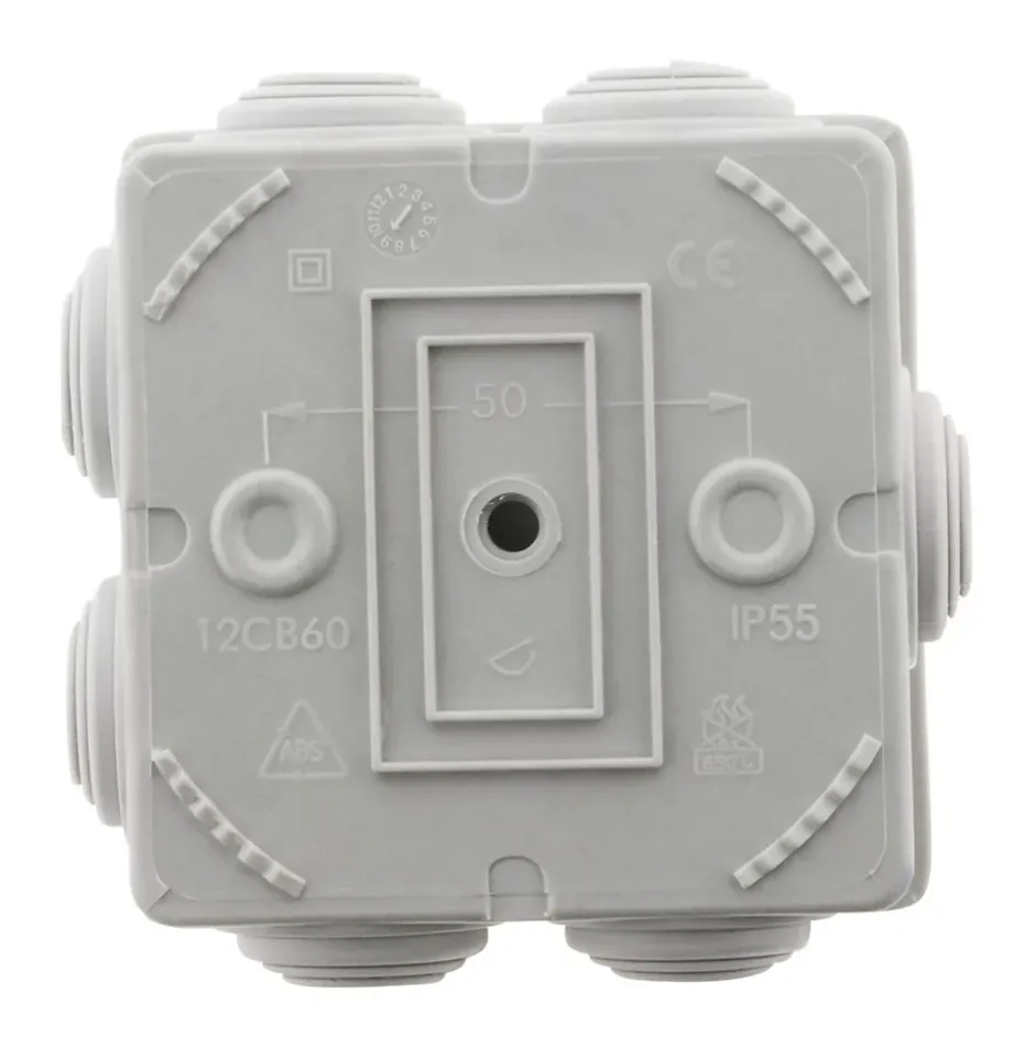 Boîte dérivation 80x80x46 IP55 -^Zenitech New