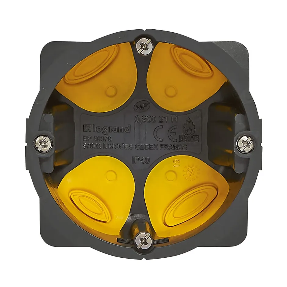 Boîte Eco Batibox monoposte profondeur 40mm D.67mm-Legrand Online