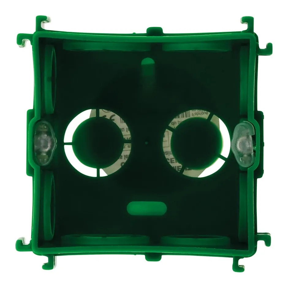 Boîte maçonnerie 75x75mm + vis --Zenitech New