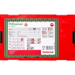 Boîte Modulable Fixtainer Tous Matériaux 534092 Avec 240 Chevilles Ux, Sx Et Gk Avec Vis^Fischer New