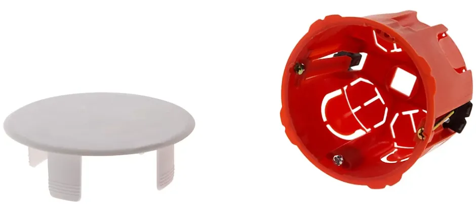 Boîte murs creux placo + crochet-Zenitech Outlet