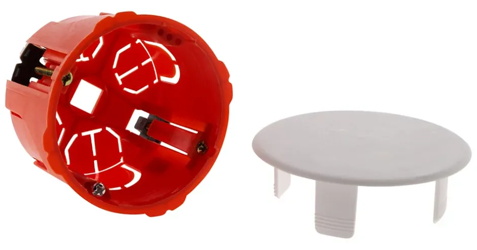 Boîte murs creux placo + crochet-Zenitech Outlet