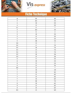 Bouchon Diamètre du corps 5 Diamètre de tête: 10 Longueur sous tête 5.5 nylon blanc - 100 pièces-Vis Express New