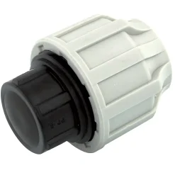Bouchon femelle à compression S521020 en polypropylène pour tuyaux polyéthylène PN 16 bars-Fitt Discount