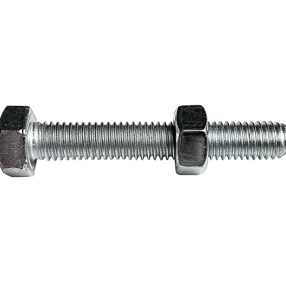 Boulon tête hexagonale finition zinguée-Viswood Discount