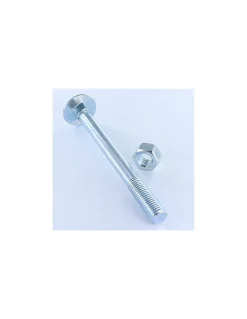 Boulon (vendu avec Ecrou) TRCC JAPY tête ronde collet carré M10X200 Filetage partiel Acier zingué - 5 pièces^Vis Express