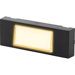 Bouton de sonnette filaire lumineux noir horizontal^Blyss Sale