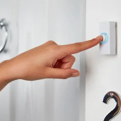 Bouton de sonnette filaire lumineux blanc^Blyss Clearance