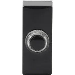 Bouton de sonnette filaire lumineux noir-Blyss Discount