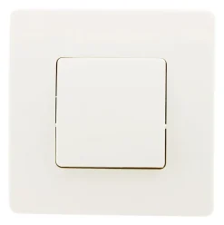 Bouton poussoir bornes auto - blanc - Venus -^Zenitech Online