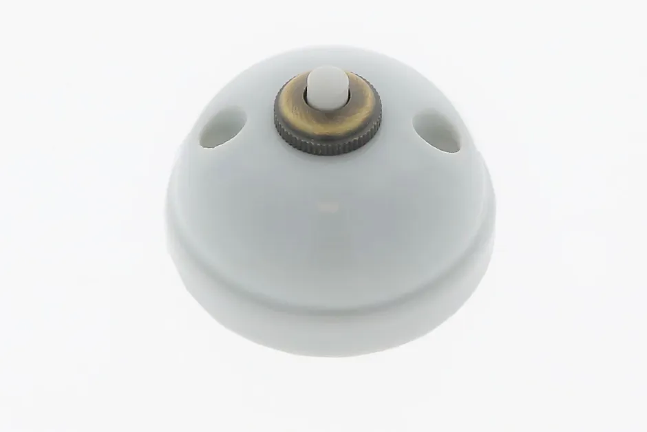 Bouton poussoir en saillie Garby Porcelaine blanche^Fontini Clearance