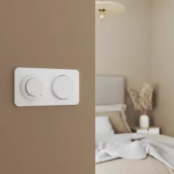 Bouton poussoir Espen blanc à composer-Jacobsen Best