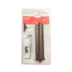 Bras à ressort ferme porte, a corps très fin en Aluminium anodisé bronze-Hardwarexchange Outlet