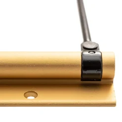 Bras à ressort ferme porte, a corps très fin en Aluminium anodisé or^Hardwarexchange Outlet