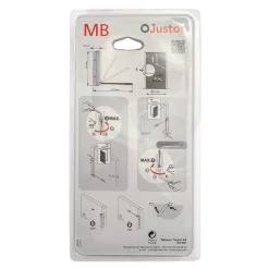 Bras à ressort ferme porte, a corps très fin en Aluminium anodisé noir-Hardwarexchange