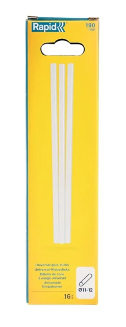 Bâton de colle transparente 190 mm , 16 pièces-Rapid Online
