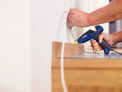 Bâtons de colle PVC & câbles 12 mm. Parfait pour les travaux de fixation et de réparation. Paquet de 14 bâtons longs.^Rapid