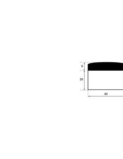 Butoir à visser, fixation au sol, aluminium, bague caoutchouc,diamètre 40x29mm, argent -^Thirard Best