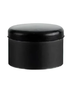 Butoir à visser, fixation au sol, aluminium, bague caoutchouc,diamètre 40x29mm, noir -^Thirard Best