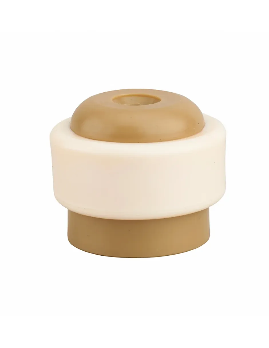 Butoir à visser, fixation au sol, plastique, diamètre 35x30mm -^Thirard Online