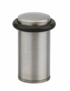 Butoir à visser, fixation au sol, diamètre 38x58mm, satiné --Thirard