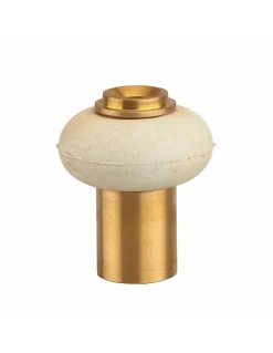 Butoir à visser, fixation au sol, caoutchouc, diamètre 30x37mm, laiton -^Thirard Online