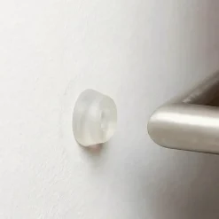 Butoir caoutchouc adhésif ø22 transparent-Diall Best