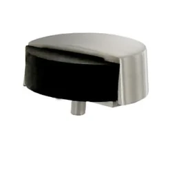 Butoir de porte inox poli Ø5,2 cm-Diall