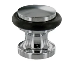Butoir de porte Zamak chromé Ø 2,9 cm-Diall Hot