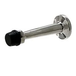 Butoir de porte long inox poli Ø3,2 x l.7,7 cm-Diall Outlet