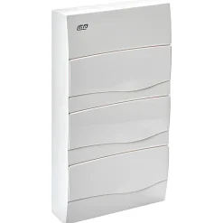 Bv36po - Tableau De Distribution Résntiel - 3 Rangées De 12 Modules - 497x264x99mm - Avec Rail Din-Ide