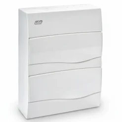 Bv24po - Tableau De Distribution Résntiel - 2 Rangées De 12 Modules - 353x264x99mm - Avec Rail Din^Ide New