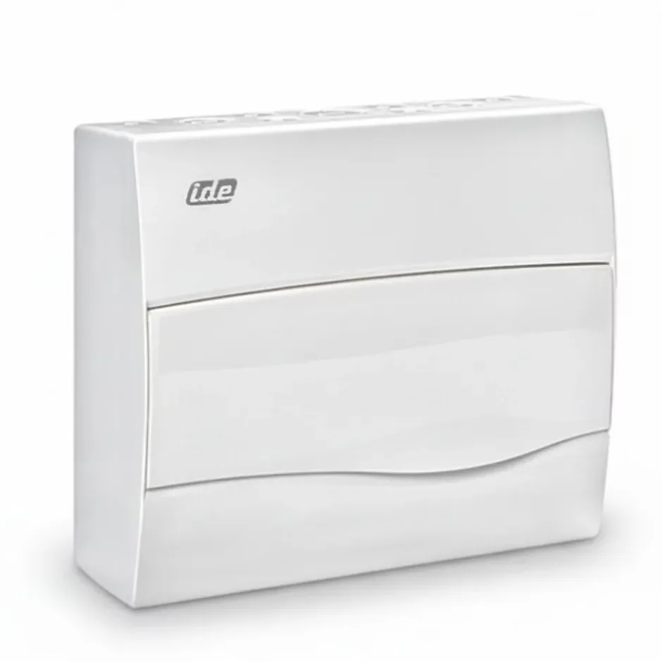 Bv12po - Tableau De Distribution Résntiel - 1 Rangée De 12 Modules - 228x264x99mm - Avec Rail Din-Ide