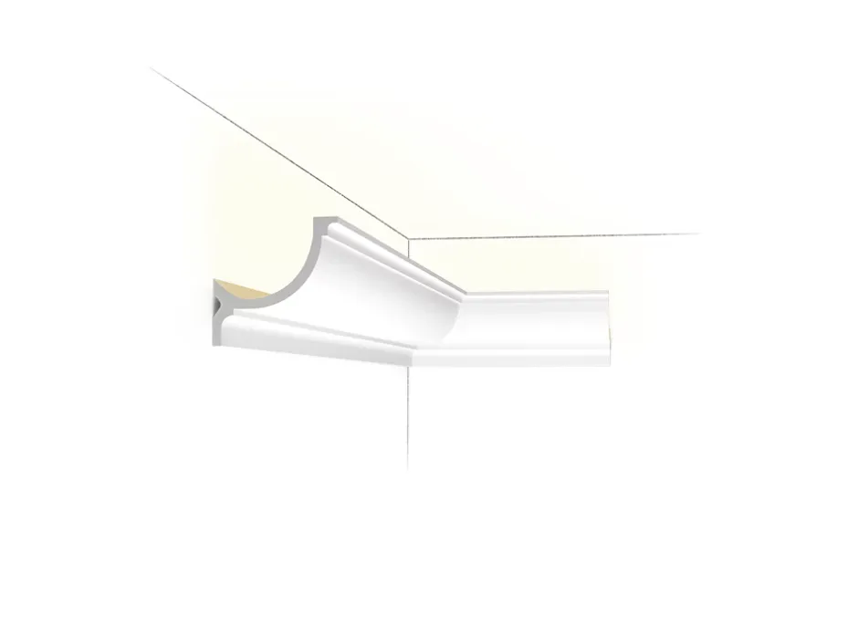 C902 Corniche plafond pour éclairage indirect - 10x10x200cm (h x p x L) - Pack 2 pièces-Orac Decor