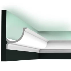 C902 Corniche plafond pour éclairage indirect - 10x10x200cm (h x p x L) - Pack 2 pièces-Orac Decor