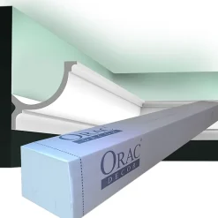 C902 Corniche plafond pour éclairage indirect - 10x10x200cm (h x p x L) - Pack 2 pièces-Orac Decor