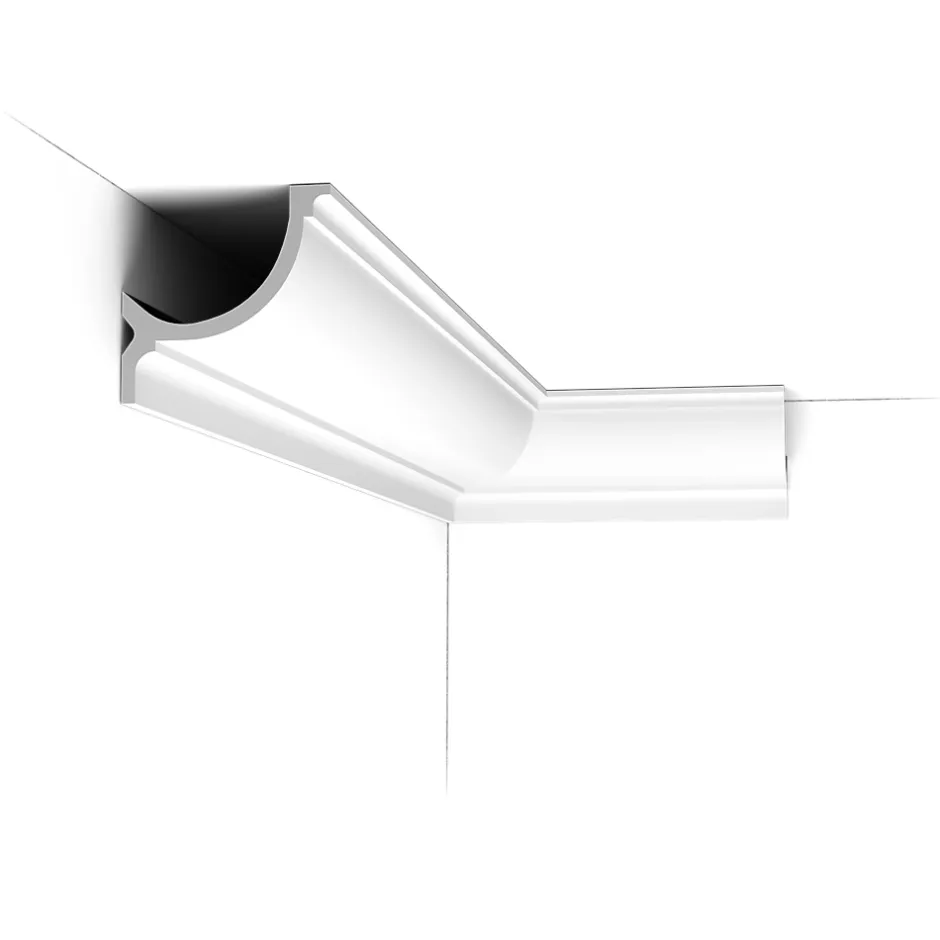 C902 Corniche plafond pour éclairage indirect - 10x10x200cm (h x p x L) - Pack 2 pièces-Orac Decor