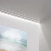 C390 STEPS Corniche plafond pour éclairage indirect et cache tringle à rideaux - 6x10x200cm (h x p x L) - A l'unité^Orac Decor Clearance