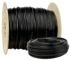 CABLE RIG.R2V 3G1.5 25M NOIR ELECTRALINE - 20218278D-Fils & Cables Online