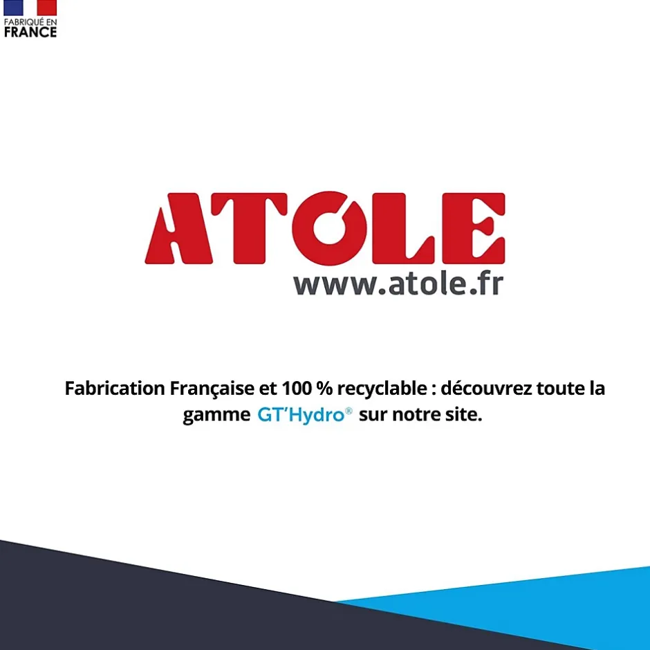 Cache nourrice plomberie en acier Blanc - Largeur fixe - Taille 1 : 450 x 450 x 150 mm^Atole Sale