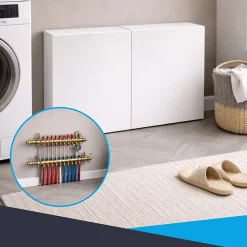 Cache nourrice plomberie en acier Blanc - Largeur réglable - Taille 4 : 650 x 605 à 1150 x 150 mm-Atole Online