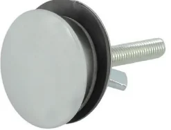 Cache trou chromé pour évier et lavabo - Chromé - diam : 42mm^Nicoll Discount