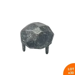 Cache-vis martelé 3 griffes - En zamac gris / vieil argent^Secury-T Clearance