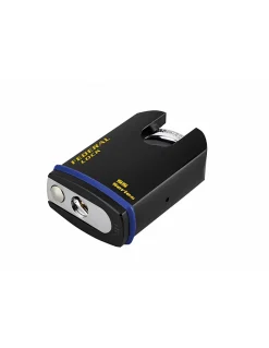 Cadenas à clé Fédéral Lock 720-P, acier, chantier, anse protégée molybdène, 54mm, 2 clés, noir -^Thirard Outlet