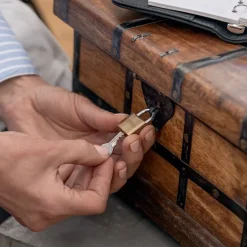 Cadenas à clé laiton 713/25 ⌀4mm^Abus Best