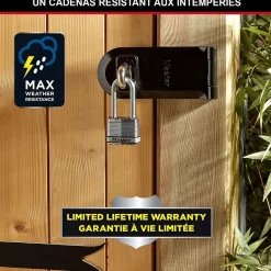 Cadenas à clé Excell M1EURDLH acier laminé l.45 mm hauteur de l'anse 51 mm-Master Lock Hot
