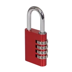 Cadenas à combinaison Aluminium 40 x 50 mm rouge-Smith & Locke Online