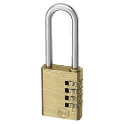 Cadenas à combinaison avec longue anse laiton l.40 mm,^Smith & Locke Discount