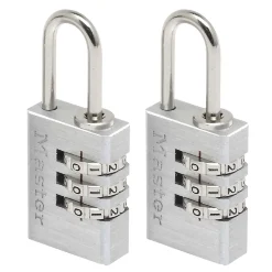 Cadenas à combinaison 7620EURT aluminium l.20 mm hauteur de l'anse 21 mm vendu par 2-Master Lock